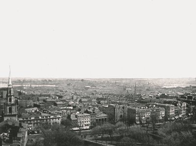 Panorama da cidade de Boston, EUA, 1895. de Unbekannt