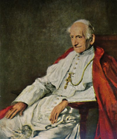 Papa Leão XIII 1810-1903. - Pintura de Fülöp, 1934. de Unbekannt