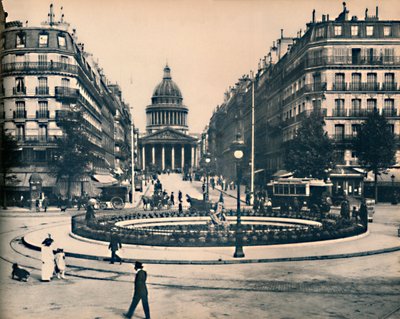 Paris. - Rue Soufflot E O Panteão. - ND, c1910. de Unbekannt