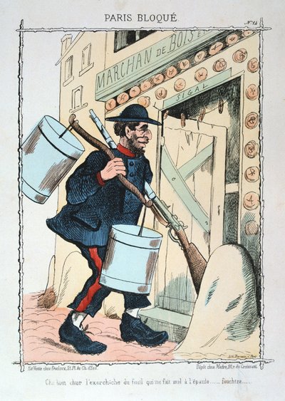 Paris sitiada, 1870-1871. de Unbekannt