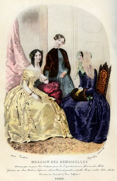 Modas parisienses do século XIX, 1849 1938 de Unbekannt
