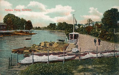 Parkers Ferry, Surbiton, c1907 de Unbekannt
