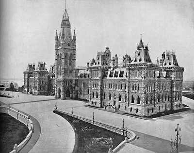 Edifícios do Parlamento, Ottawa, Canadá, c1897. de Unbekannt