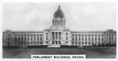 Edifícios do parlamento, regina, saskatchewan, canadá, c1920s de Unbekannt