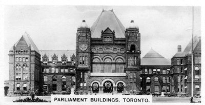Edifícios do parlamento, toronto, ontário, canadá, c1920s de Unbekannt