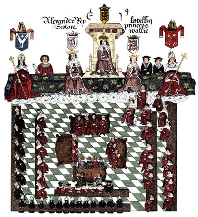 Parlamento de Eduardo I, século XIII, c1905 de Unbekannt