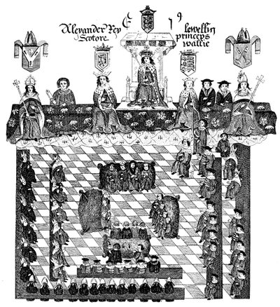 Parlamento de Eduardo I, século XIII, c1905 de Unbekannt