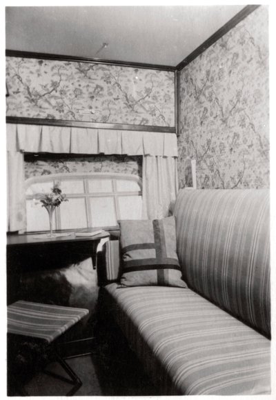 Cabine de passageiros durante o dia, Zeppelin LZ 127 Graf Zeppelin, 1933 de Unbekannt