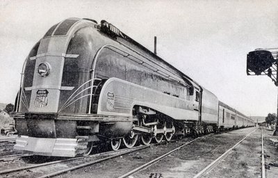 Trem de passageiros, Pullman da União do Pacífico, América, século XX de Unbekannt