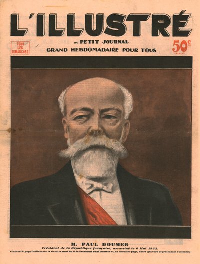 Paul Doumer, Presidente da República Francesa, assassinado em 6 de maio de 1932. de Unbekannt