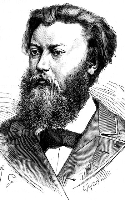 Paul Jablochkoff, engenheiro de telégrafo russo, 1883 de Unbekannt