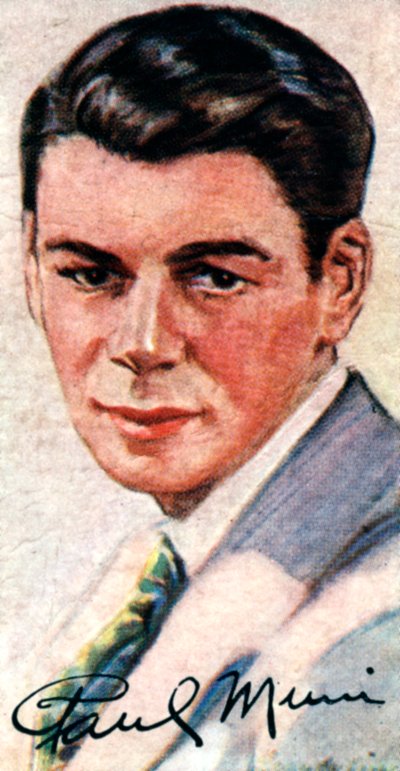 Paul Muni, 1895-1967, ator versátil vencedor do Oscar, século 20 de Unbekannt