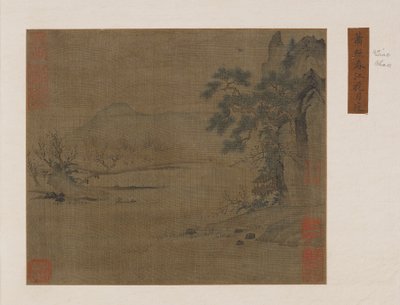 Pavilhão no rio da nascente, dinastia Ming ou Qing, século XVI-XIX. de Unbekannt