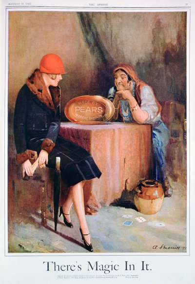Anúncio de sabão de peras, 1925 de Unbekannt