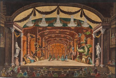 Imagem da mostra da espreitadela, ca 1770. de Unbekannt