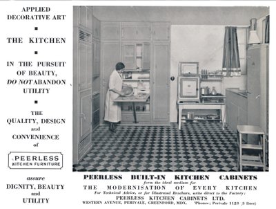 Armários de cozinha embutidos inigualáveis, 1935 de Unbekannt