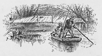 Pesca de vara no lago, 1883 de Unbekannt
