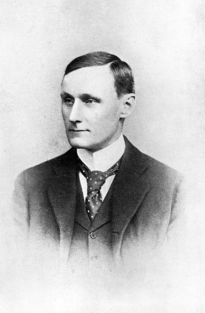 Percy Sinclair Pilcher, designer inglês e aeronaut de planadores, c 1895 de Unbekannt