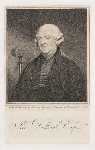 Peter Dollond, oculista inglês, c 1800 de Unbekannt