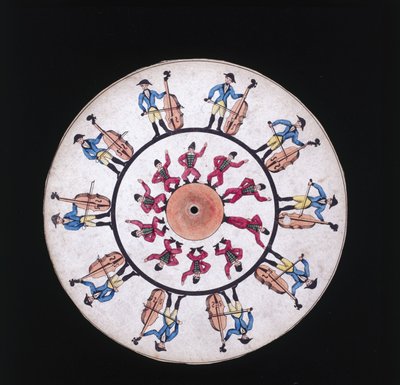 Fenakistiscópio (Fenacistoscópio) disco, c 1830 de Unbekannt