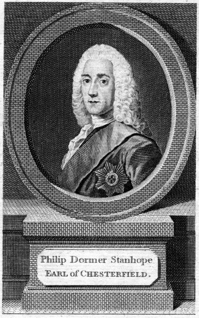 Philip Dormer Stanhope 1694-1773, 4º Conde de Chesterfield, século XIX de Unbekannt