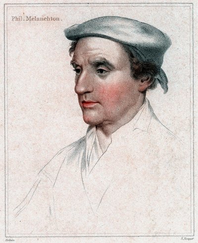 Philip Melanchthon 1497-1560, o reformador protestante alemão de Unbekannt