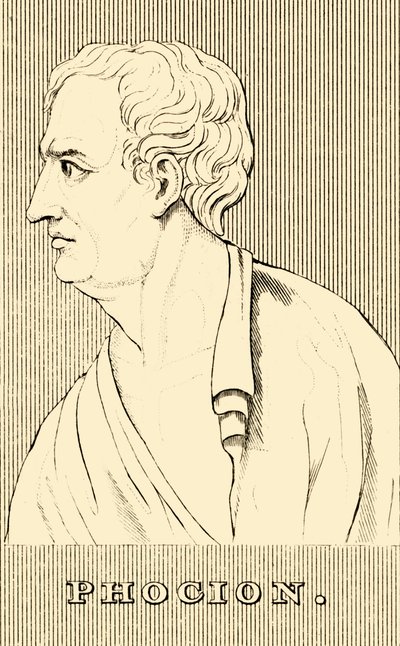 Phocion, c402-c318 aC, 1830. de Unbekannt