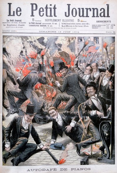 Queima de piano, Estados Unidos, 1904 de Unbekannt