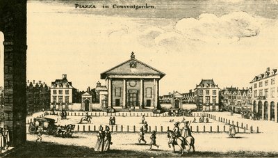Praça em Covent Garden, século XVIII, 1925. de Unbekannt