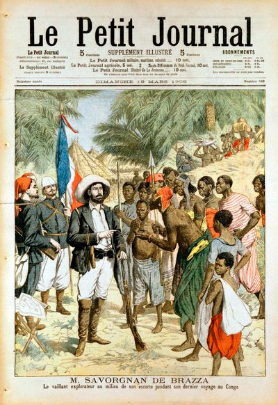 Pierre-Paul-François-Camille Savorgnan de Brazza, explorador francês e fundador de Brazzaville, 1905 de Unbekannt