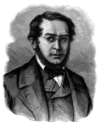 Pierre Joseph Proudhon, socialista-anarquista e jornalista francês do século XIX de Unbekannt