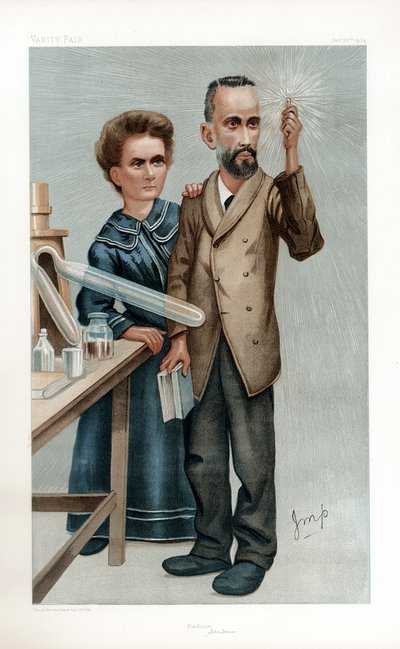 Pierre e Marie Curie, físicos franceses, 1904 de Unbekannt