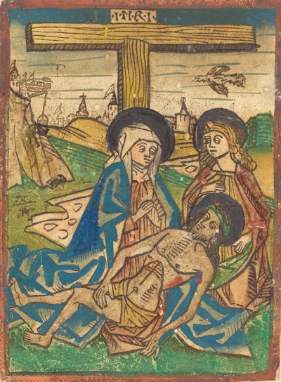 Pietà com São João, c. 14751485. de Unbekannt
