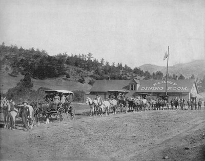 Pikes Peak Col. Estrada com pedágio, c1897. de Unbekannt