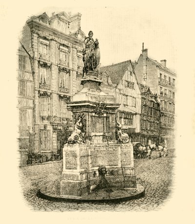 Lugar da empregada doméstica, Rouen, 1890. de Unbekannt