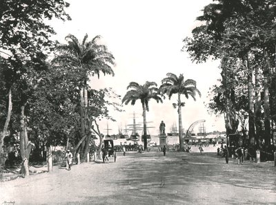 Place dArmes, Port Louis, Maurício, 1895. de Unbekannt