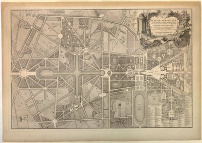 Plano de Versalhes de Unbekannt