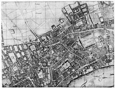 Plano da paróquia de St Giles, Londres, 1907 de Unbekannt