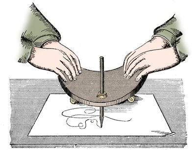 Tábua de pranchas ou Ouija, 1885 de Unbekannt