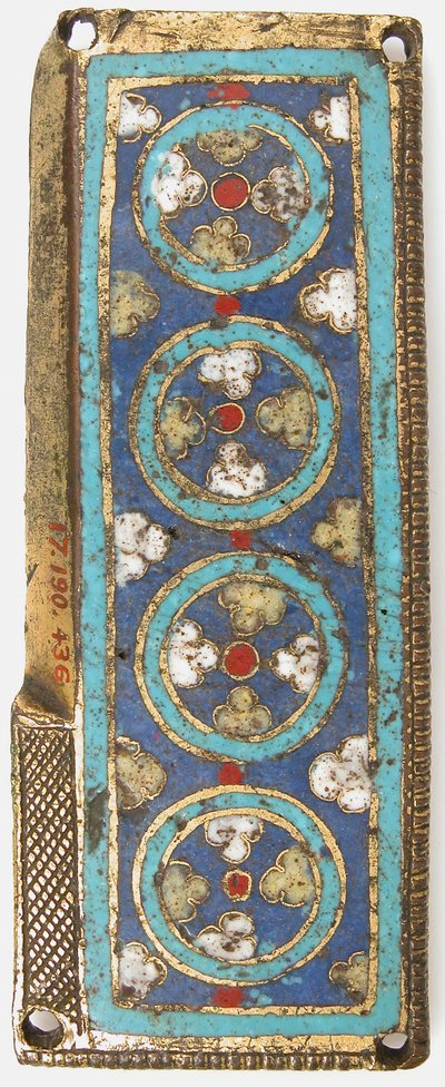 Placa de um Santuário Relicário, alemão ou sul dos Países Baixos, ca. 1175-1200. de Unbekannt
