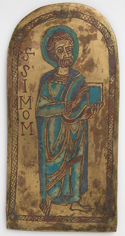Placa de São Simão, alemão, século XII. de Unbekannt