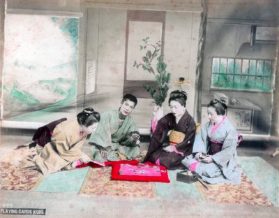 Cartas de jogar, Kobe, Japão de Unbekannt