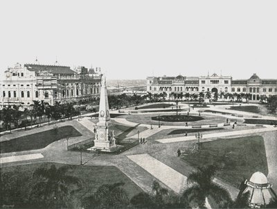 Praça da Vitória, Buenos Aires, Argentina, 1895. de Unbekannt