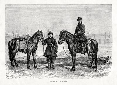 Polos de Volhynia, Ucrânia ocidental, 1879 de Unbekannt
