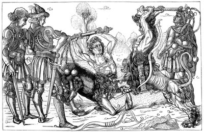 Pollaiuolos Combate dos Centauros, 1882 de Unbekannt