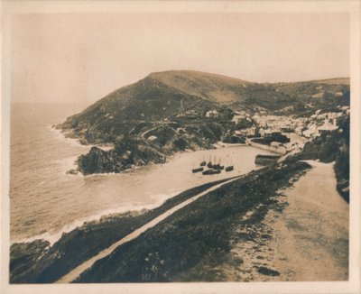 Polperro de Talland Cliff Path, 1927 de Unbekannt