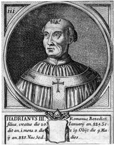 Papa Adrian III de Unbekannt