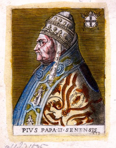 Papa Pio II, século c19 de Unbekannt