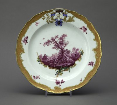 Prato de porcelana do Serviço Orlov, ca 1770 de Unbekannt