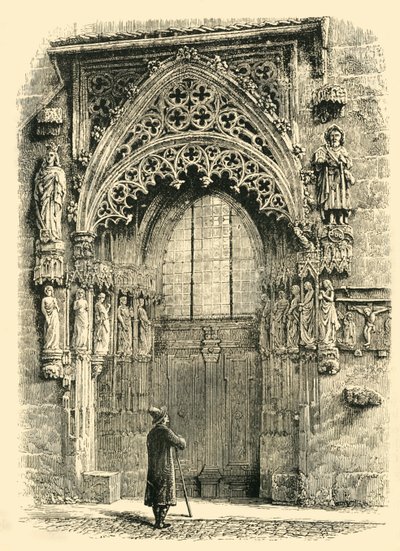 Alpendre da Igreja de St. Sebalds, Nuremberg, 1890. de Unbekannt
